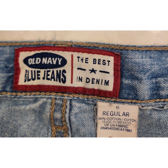 Vintage Old Navy Weekend Wide Leg Baggy Jeans Size 6 Y2K 90's Skater - Picture 3 of 5